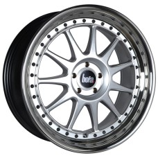 BOLA B4 18x8.0 SILVER POLISHED LIP